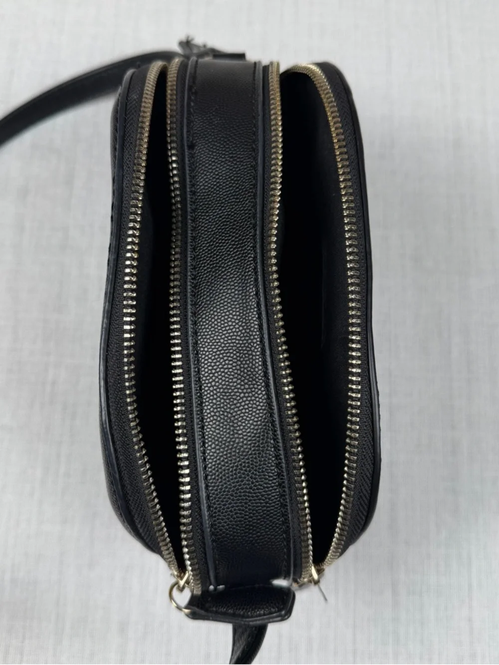 Apt 9 Black Shoulder Bag with Gold Accent - Women